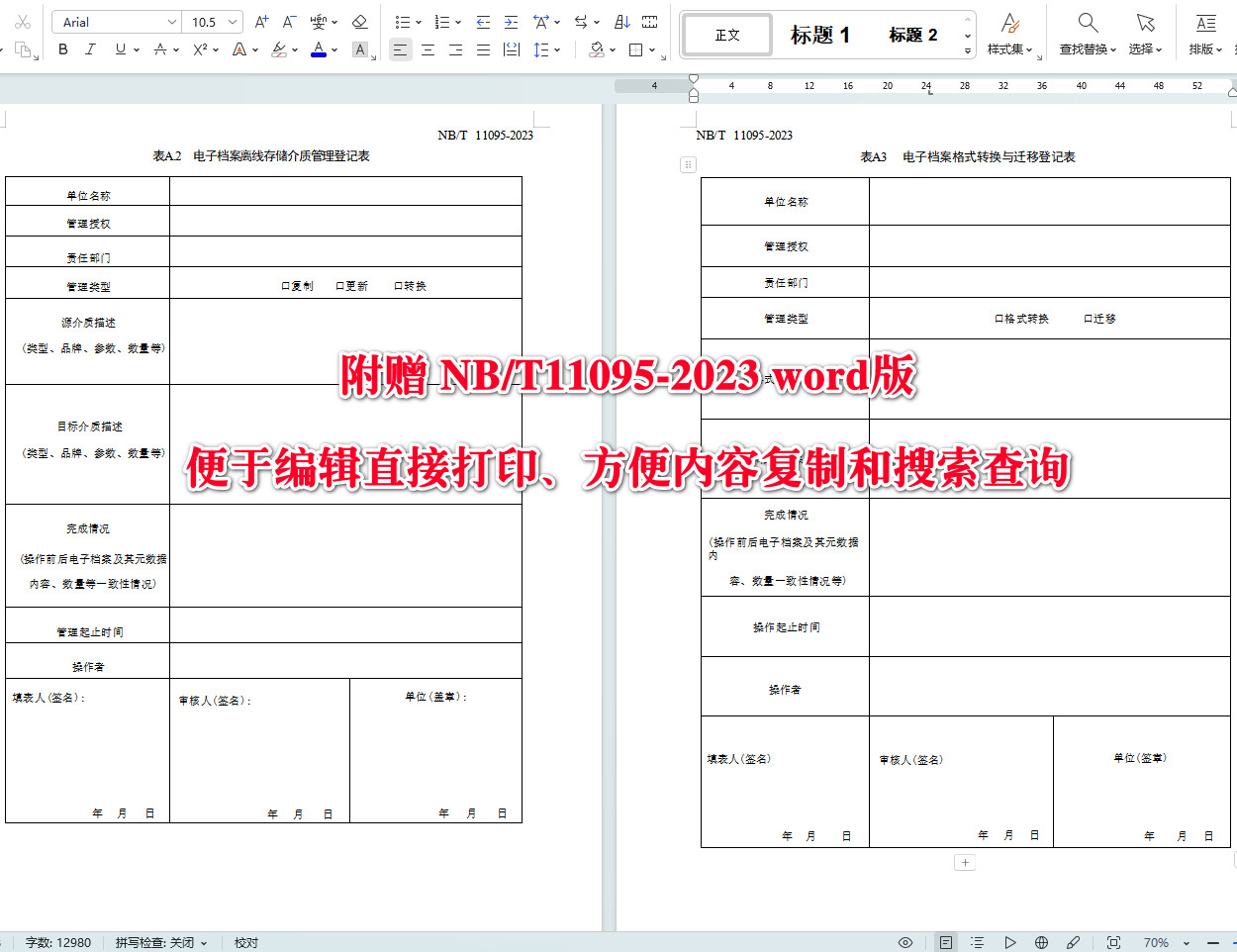 《水电工程档案信息化导则》(NB/T11095-2023)【全文附高清无水印PDF+可编辑Word版下载】5