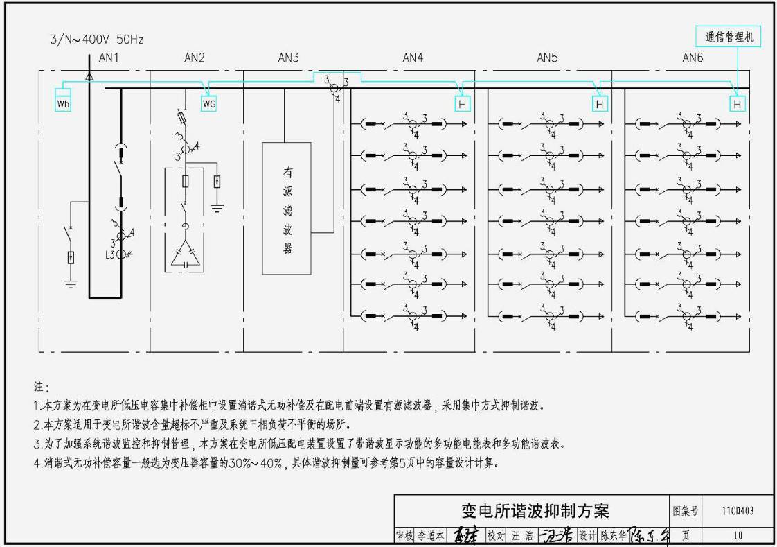 《低压配电系统谐波抑制及治理》(图集编号:11CD403)【高清无水印PDF版下载】2