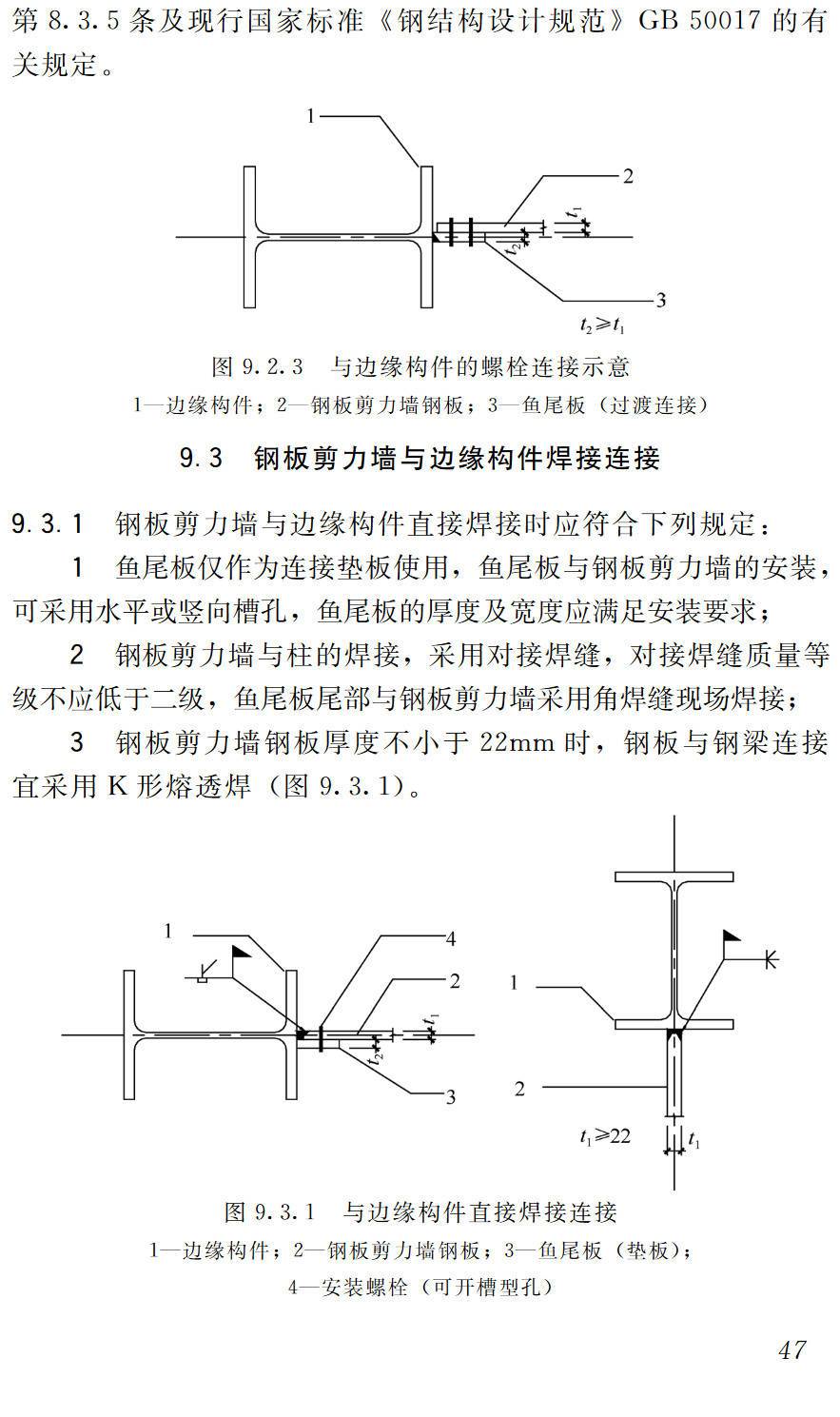 《钢板剪力墙技术规程》(JGJ/T380-2015)【高清无水印PDF版下载】2