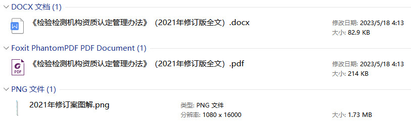 《检验检测机构资质认定管理办法》（2021年修订版）【全文附PDF+DOC/Word版下载】