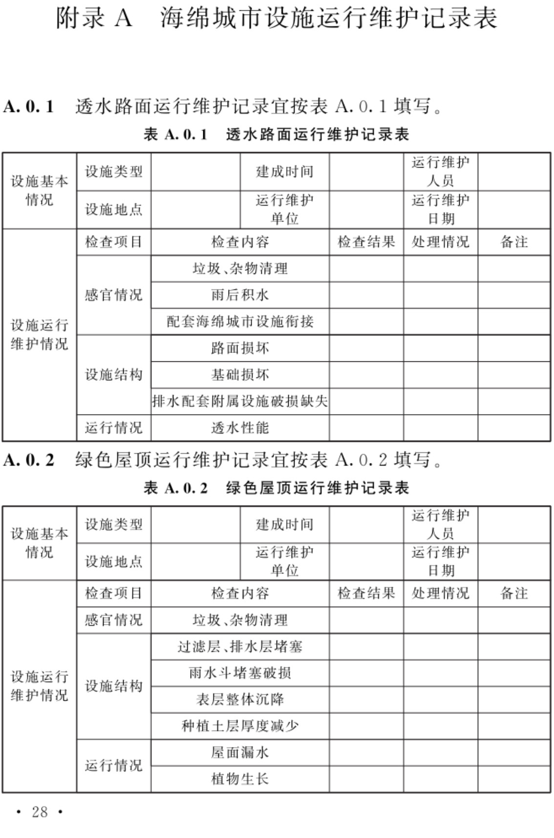《海绵城市设施运行维护标准》（T/CECS1248-2023）【全文附高清无水印PDF+可编辑Word版下载】3
