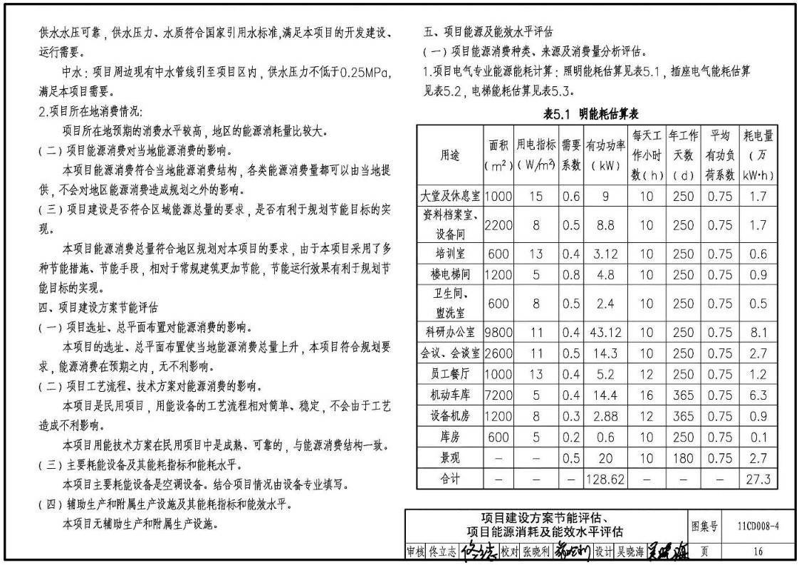 《固定资产投资项目节能评估文件编制要点及示例（电气）》（图集编号：11CD008-4）【高清无水印PDF版下载】2
