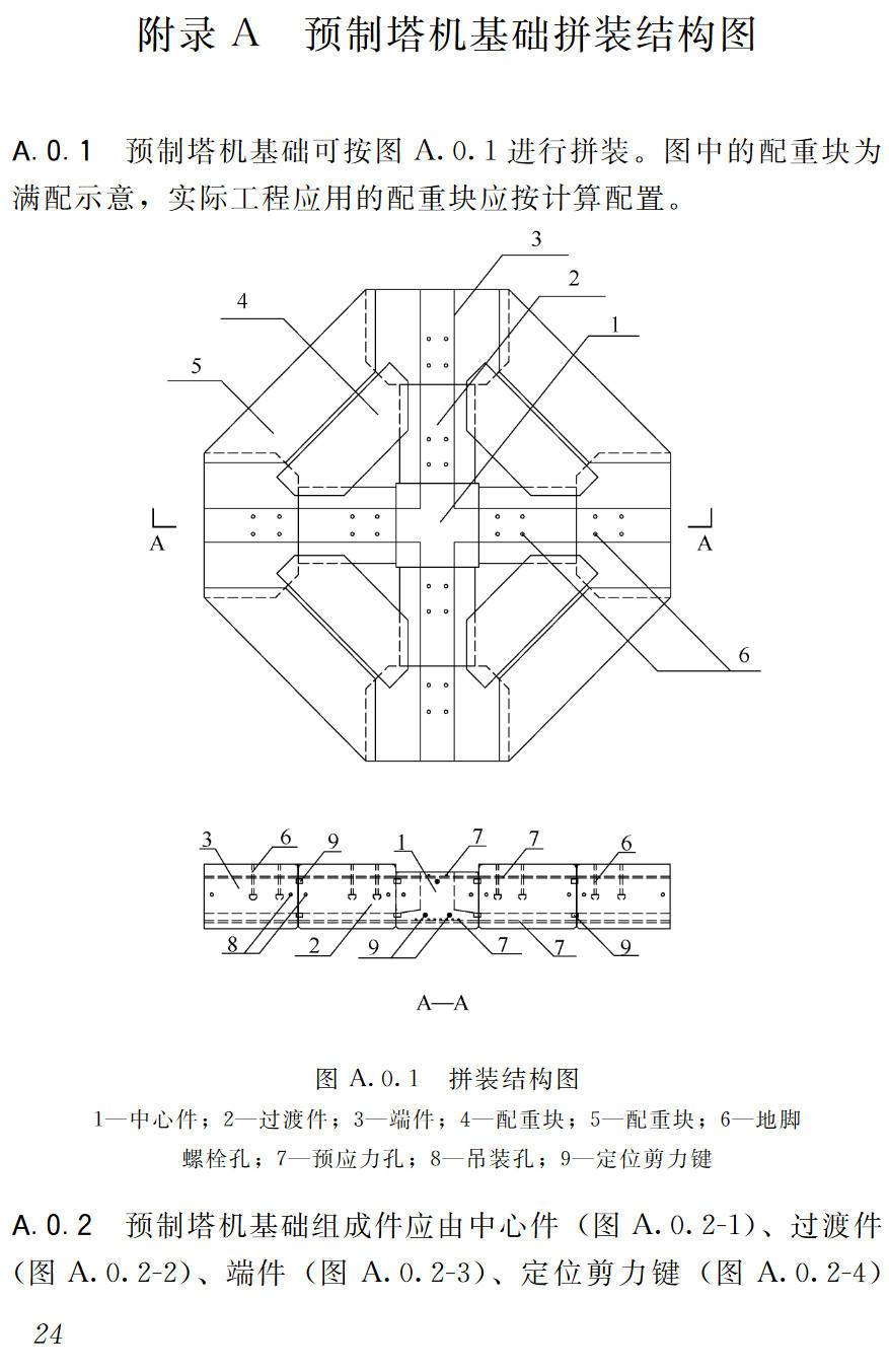 《混凝土预制拼装塔机基础技术规程》（JGJ/T197-2010）【高清无水印PDF版下载】2